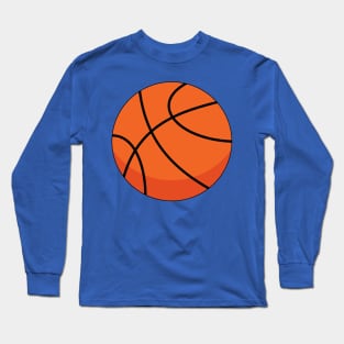 Cartoon Basketball Ball Long Sleeve T-Shirt